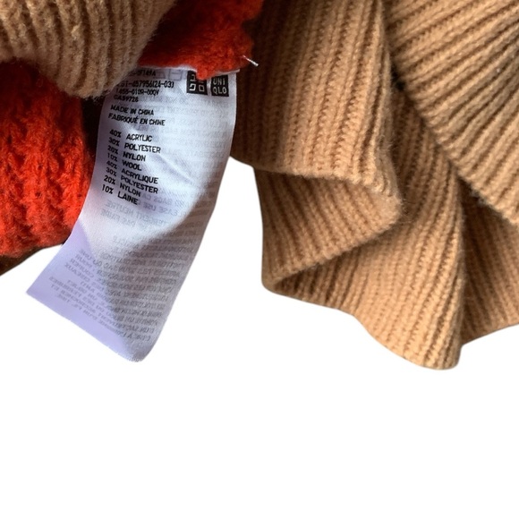 MARNI x Uniqlo orange Tan Wool Sweater - Picture 10 of 14